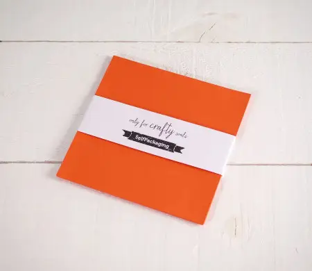 Cartoncini Arancioni Quadrati | SelfPackaging