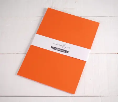 Cartulinas Sirio Naranja (Tamaño A4) | Selfpackaging