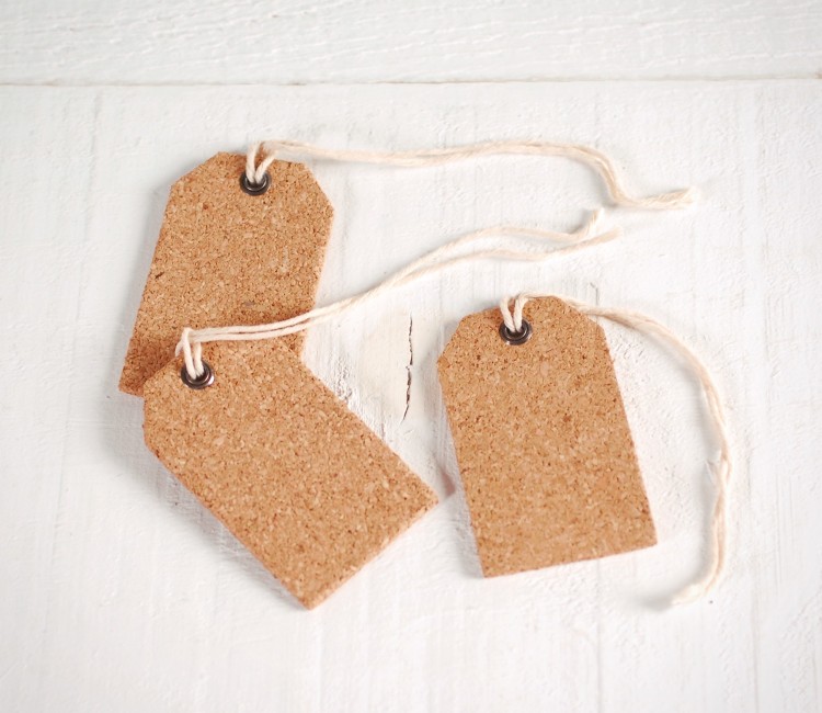 Cork Labels for Your Gifts