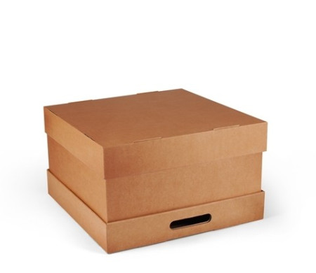 Caja para tartas en color kraft
