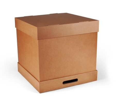 Caja para tartas XL en color kraft