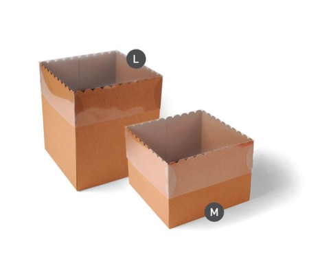 Caja para dulces con tapa. Pack de 10 unidades