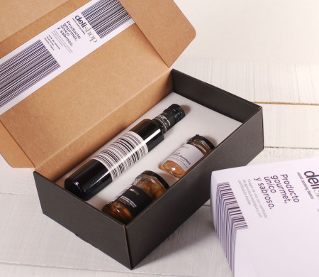 Box for gourmet products Box for gourmet products