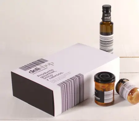 Caja para productos gourmet