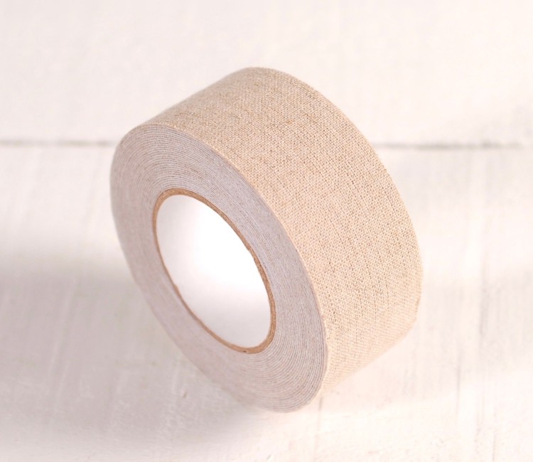 Fabric tape de lino 100% en color natural Fabric tape de lino 100% en color natural