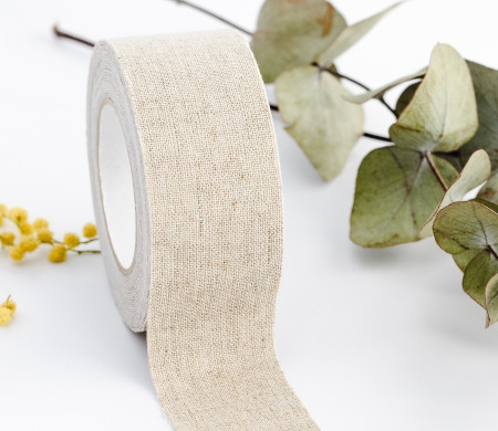 Breites Fabric Tape Aus Leine | SelfPackaging