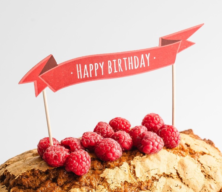 Cake Topper Happy Birthday | SelfPackaging