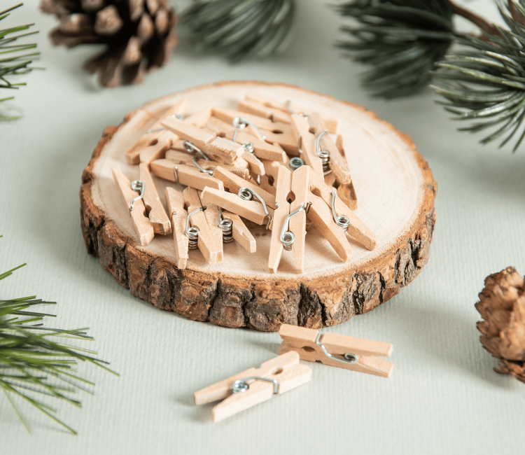 Mini pinze in legno Mini pinze in legno