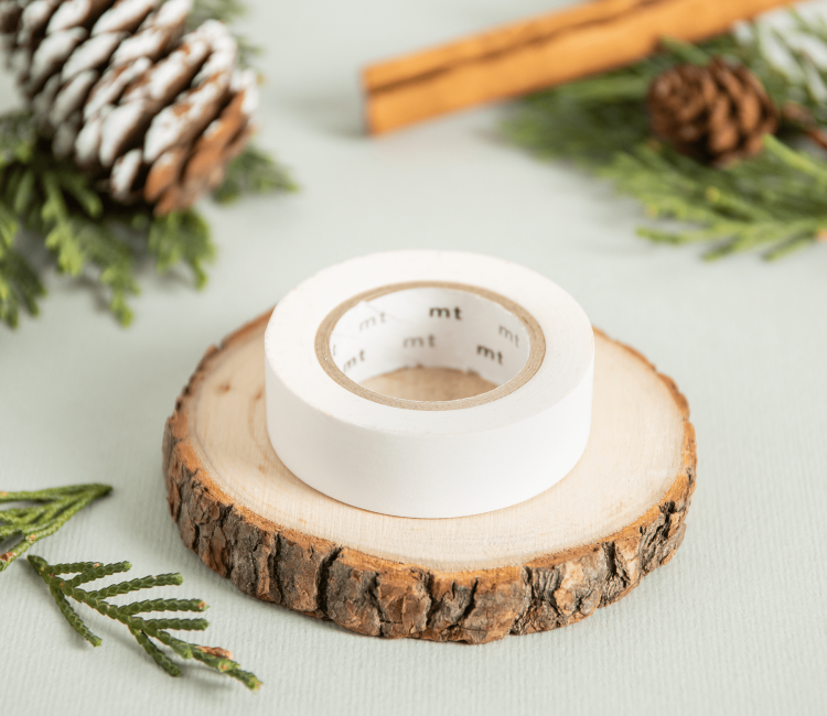 Washi tape white matte