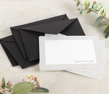 Confezione da 5 buste con biglietti
