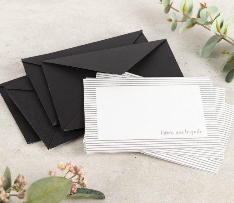 Pack de 5 sobres con tarjetas Pack de 5 sobres con tarjetas