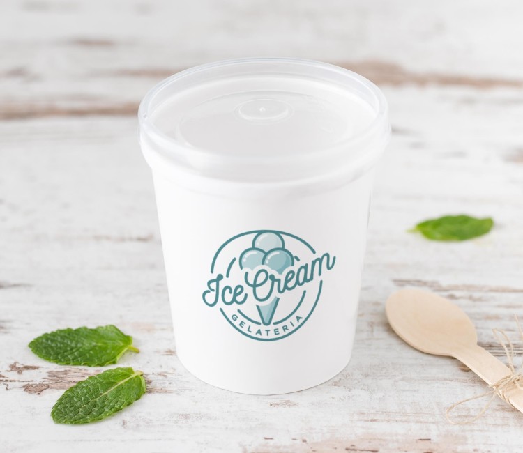 Gobelet en carton 16 OZ pour soupes ou glaces