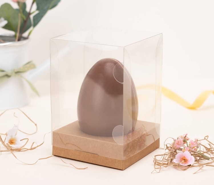 Scatole trasparenti per un uovo di Pasqua Scatole trasparenti per un uovo di Pasqua