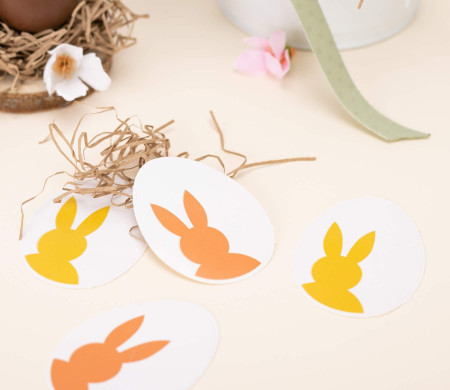 Adesivi a forma di Uova di Pasqua