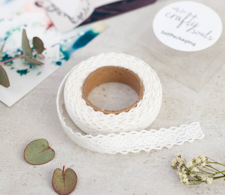 Lace band fabric tape