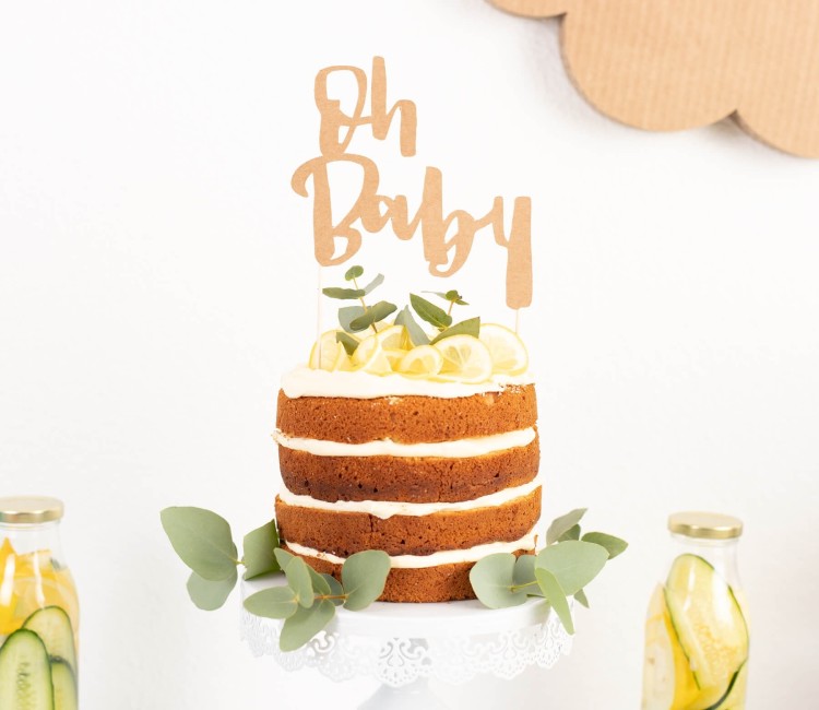 Topper para pasteles o decoración "Oh baby" Topper para pasteles o decoración "Oh baby"
