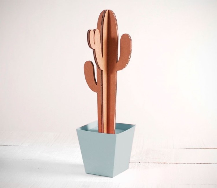 Cactus Alto de Cartón ¡En Varios Colores! Cactus Alto de Cartón ¡En Varios Colores!