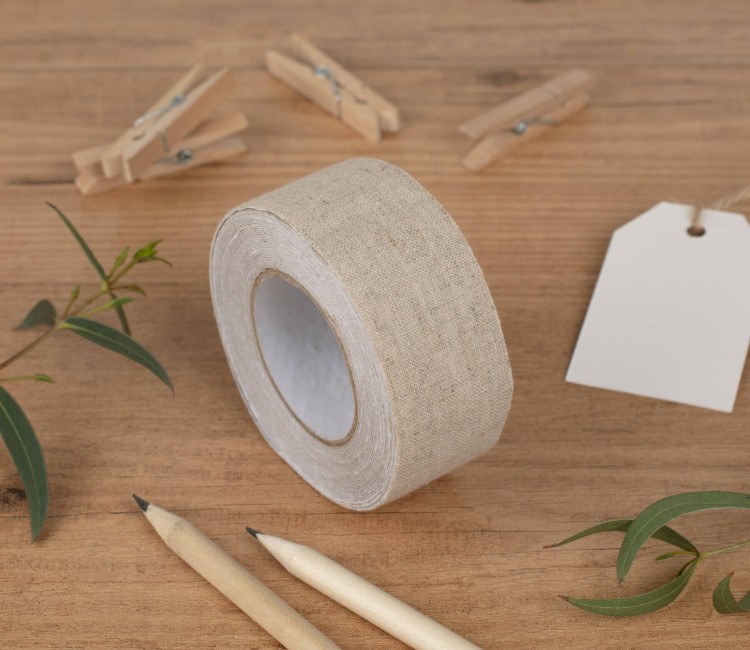 Breites Fabric Tape Aus Leine | SelfPackaging