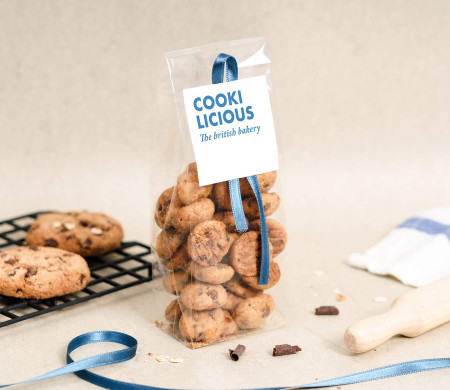 Sacs en cellophane avec fond et soufflet adaptés à l’alimentation