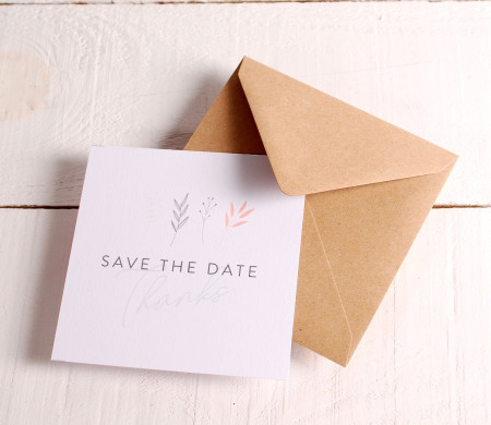 "Save the date” card for events