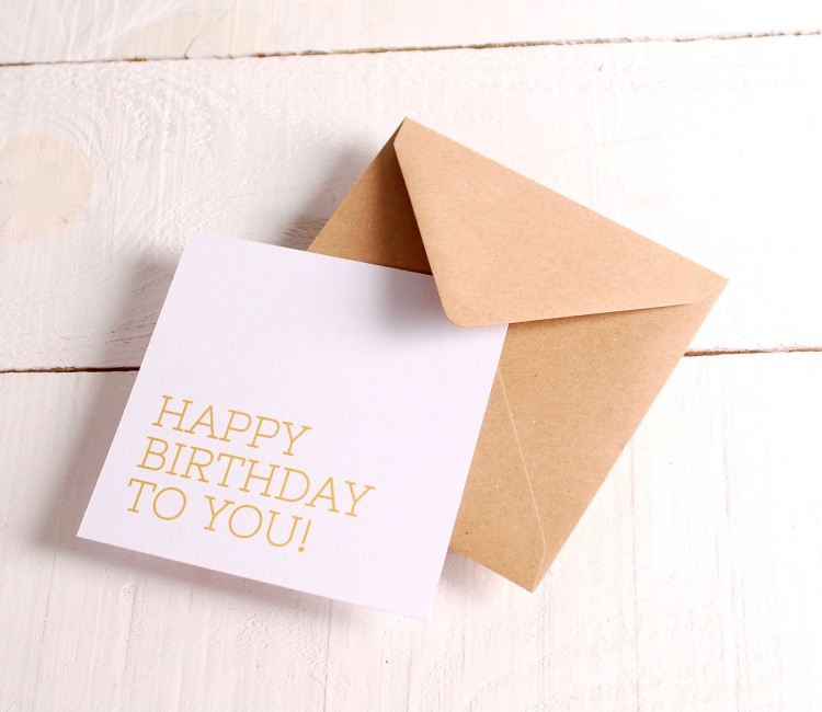 Tarjeta felicitación "Happy Birthday" Tarjeta felicitación "Happy Birthday"