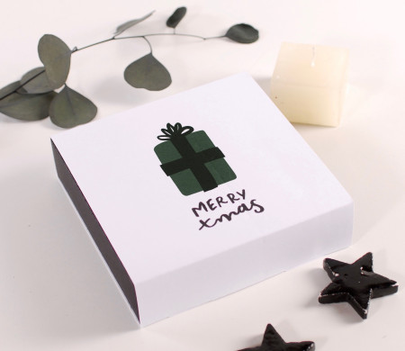 Christmas themed chocolates box 