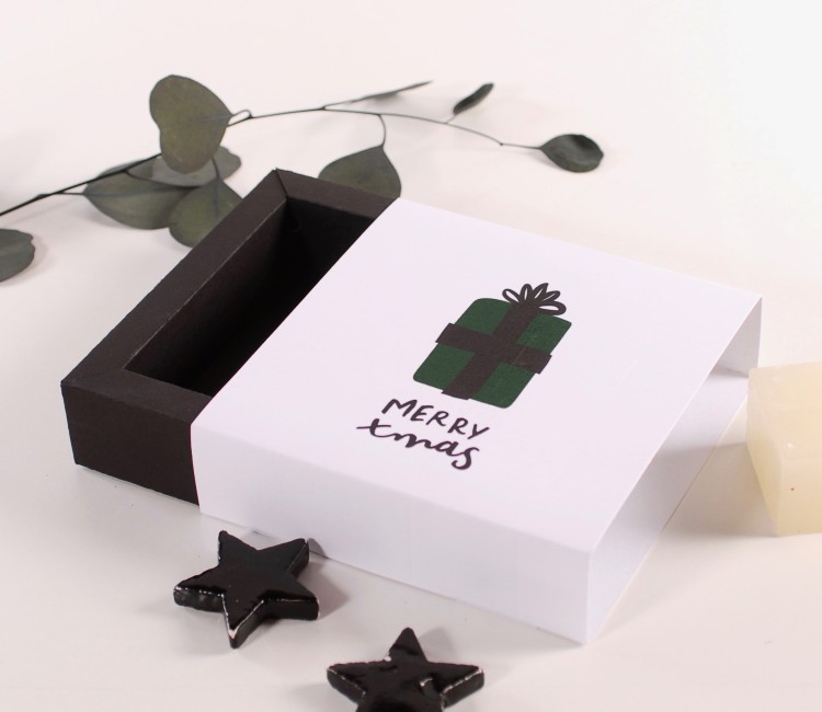 Caja para bombones de Navidad Caja para bombones de Navidad