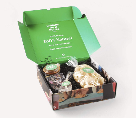 Beidseitig bedruckte Versandbox | SelfPackaging
