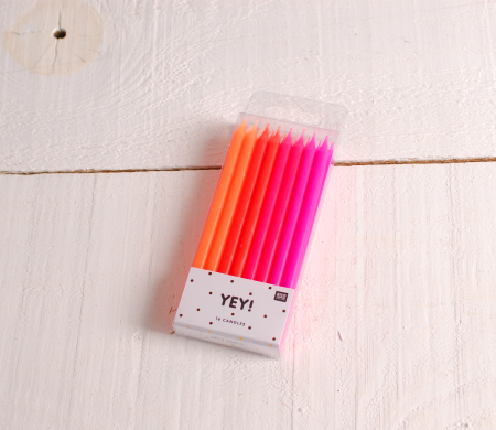 Coloured candles