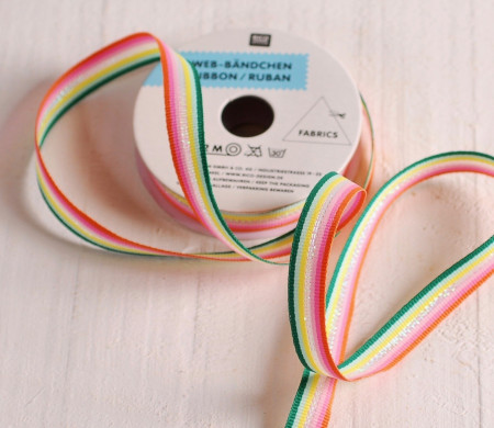 Decorative rainbow ribbon