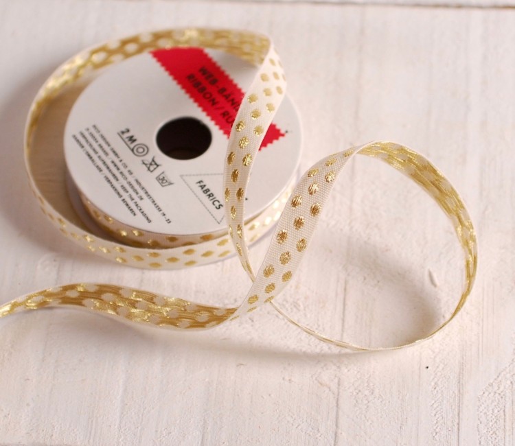 Nastro regalo dorato Nastro regalo dorato