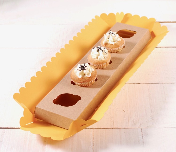 Holder para 5 mini cupcakes, ideal pastelerías Holder para 5 mini cupcakes, ideal pastelerías