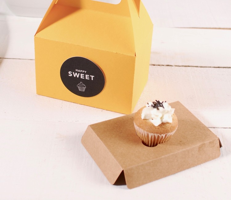 Holder para 1 mini cupcake, para cajas de pasteles Holder para 1 mini cupcake, para cajas de pasteles