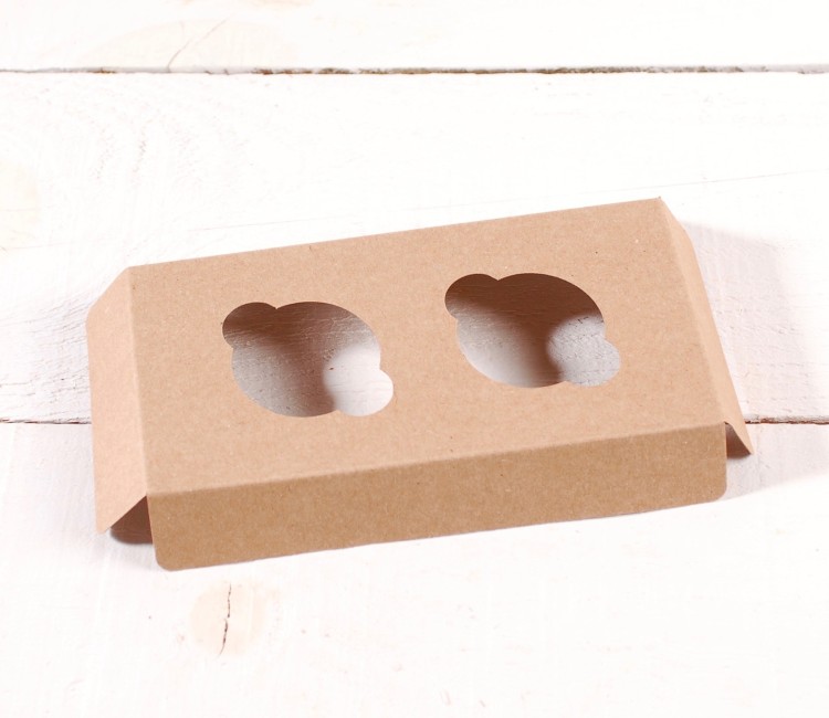 Holder para 2 mini cupcakes, perfecto para pastelerías Holder para 2 mini cupcakes, perfecto para pastelerías