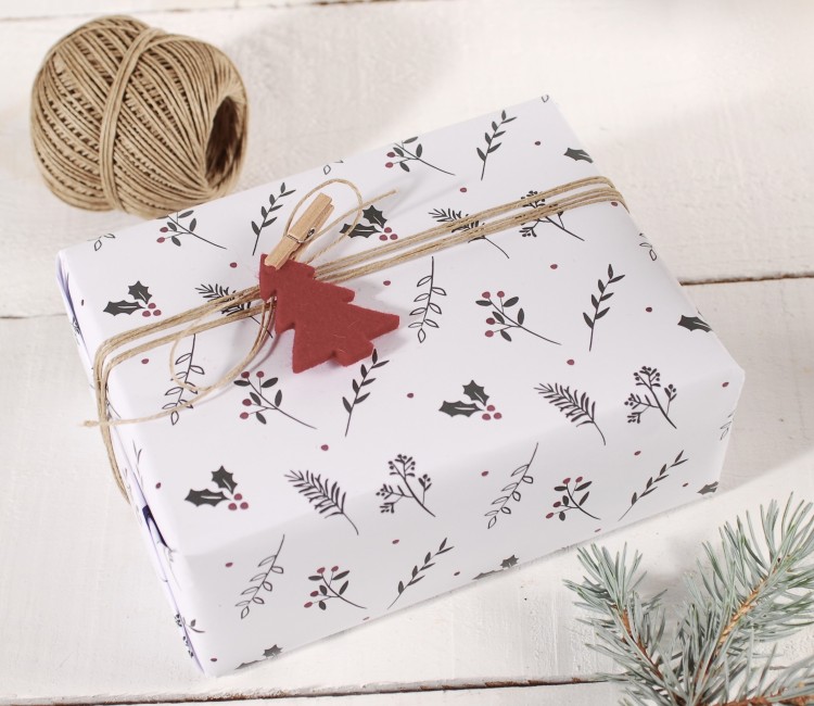 Papel de regalo navideño Papel de regalo navideño