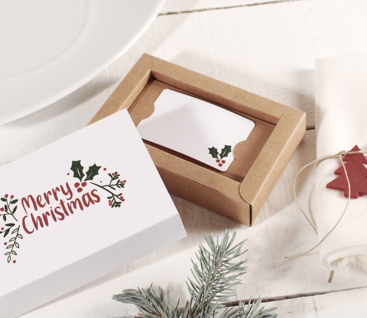 Christmas gift card box Christmas gift card box
