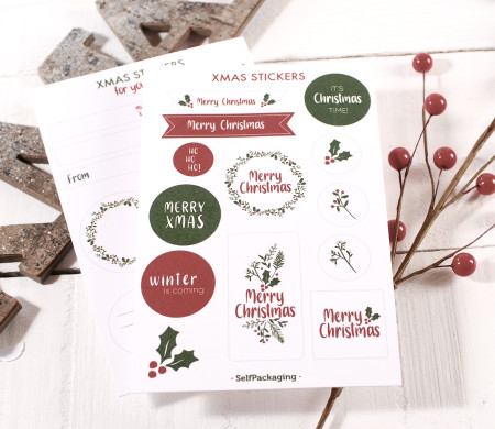 Christmas sticker set