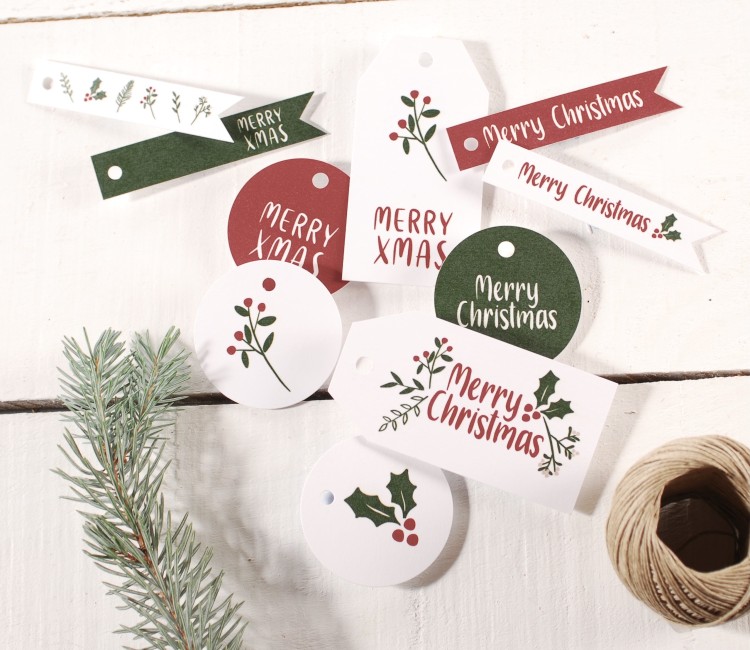 Weihnachtsetikettenpaket Weihnachtsetikettenpaket