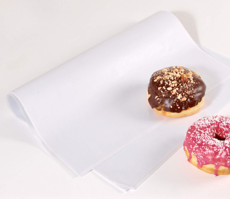  White waxed paper coated on both sides 