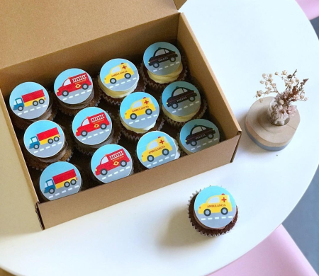 Boîte pour douze cupcakes 