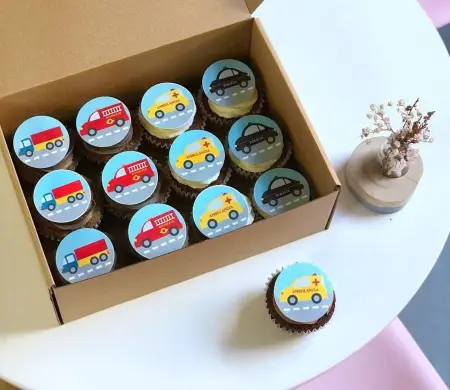 Boîte pour douze cupcakes 