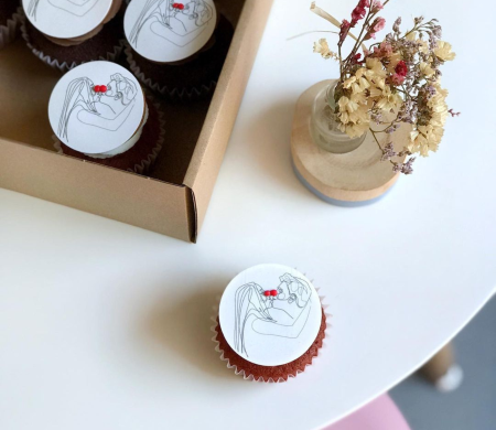 Boîte pour douze cupcakes