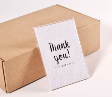 A Dankeschon Grusskarte | SelfPackaging