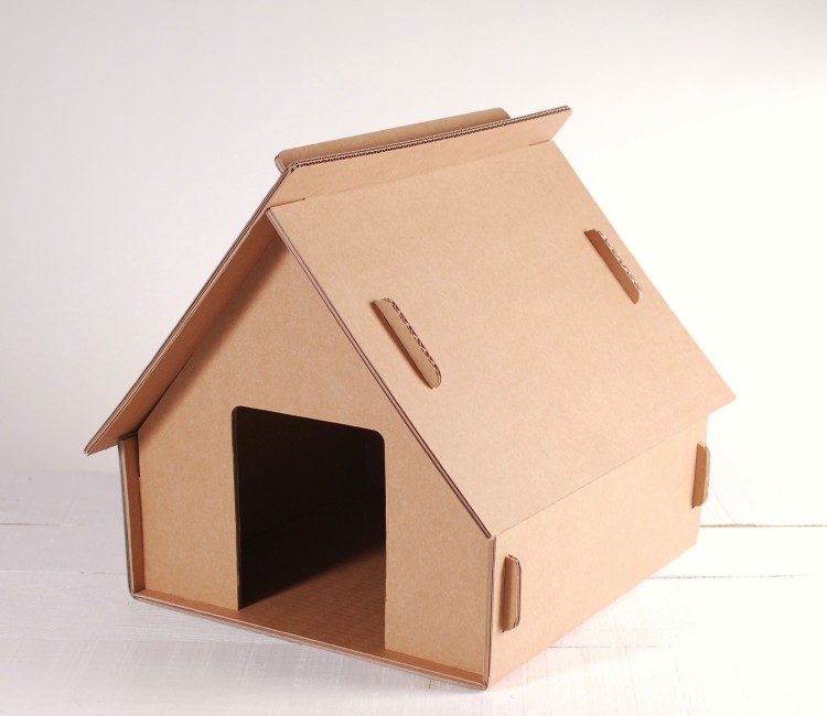 Cardboard house for Children or Cats - Cardboard Toys
