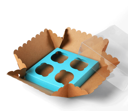 Box für 4 Cupcakes