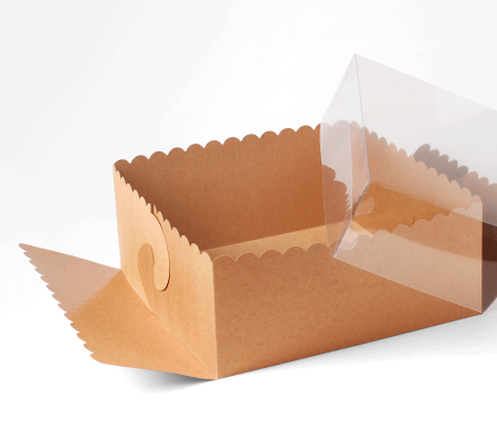 Boîte à Gâteaux et Tartes avec Couvercle Transparent