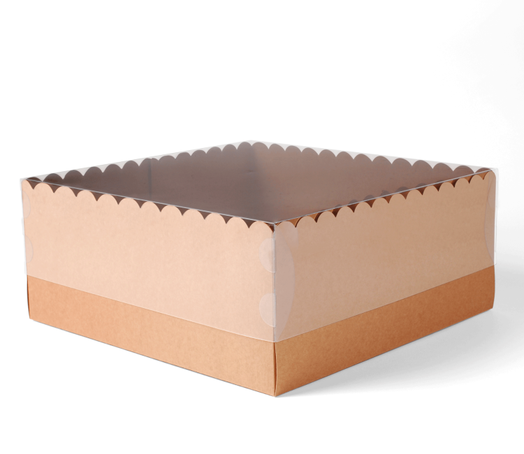 Caja para Tartas y Pasteles, con Tapa Transparente Caja para Tartas y Pasteles, con Tapa Transparente