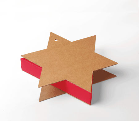 Star-shaped Box Ideal for Christmas