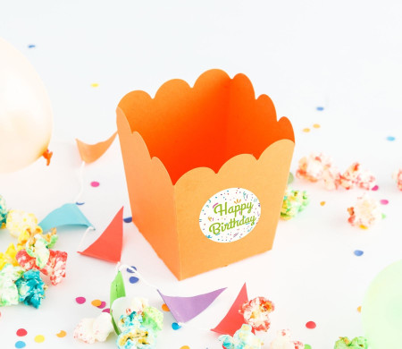 Caja de Palomitas para Fiestas y Eventos