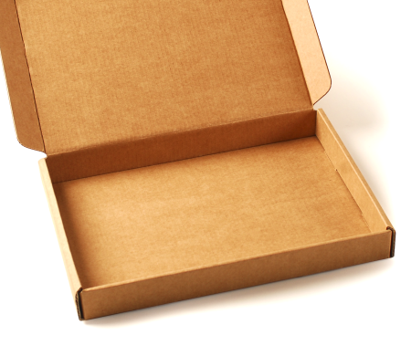 Caja plana para envío postal